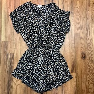 Cheetah romper